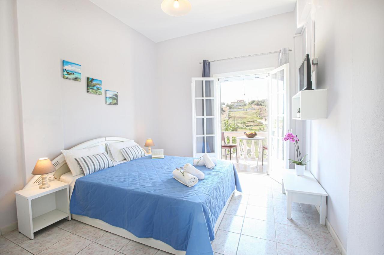 Appartamento Angela'S House By The Sea Marathiás Esterno foto