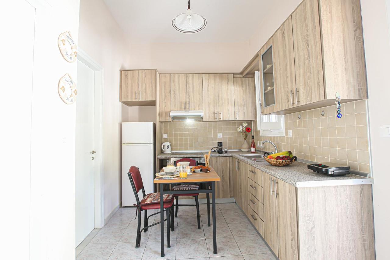 Appartamento Angela'S House By The Sea Marathiás Esterno foto